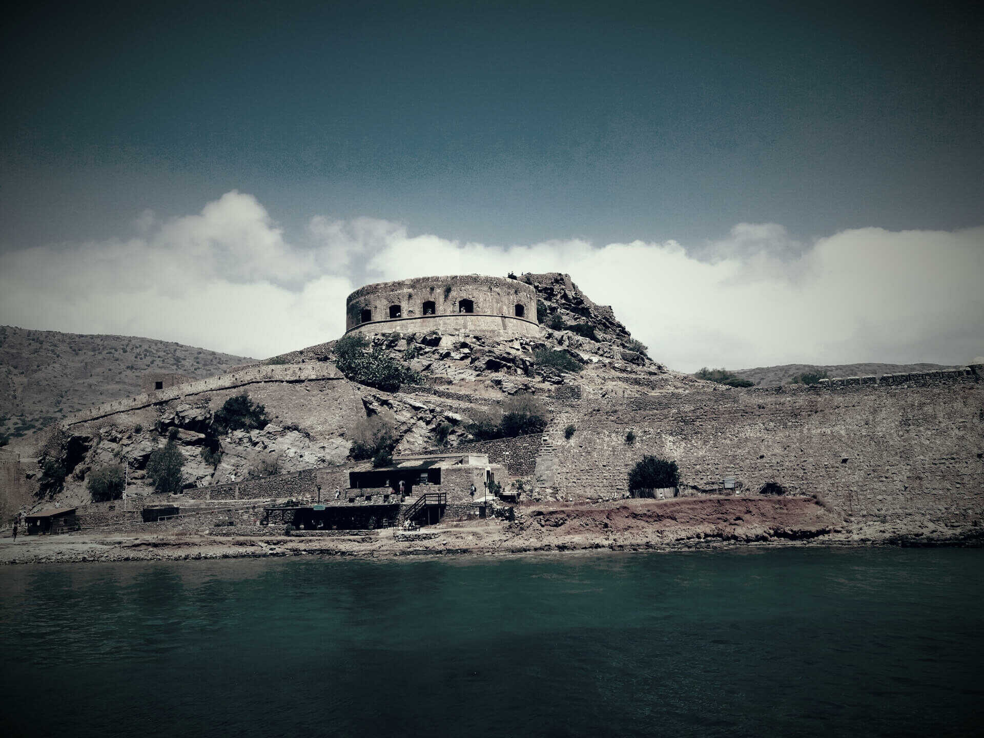 Grecja Wyspa Spinalonga.